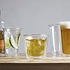 KINTO CAST 21431 Double Wall Cocktail Glass, 8.2 fl oz (290 ml), Heat Resistant Glass, Double Layer, Microwave and Dishwasher Safe, Gift, Present