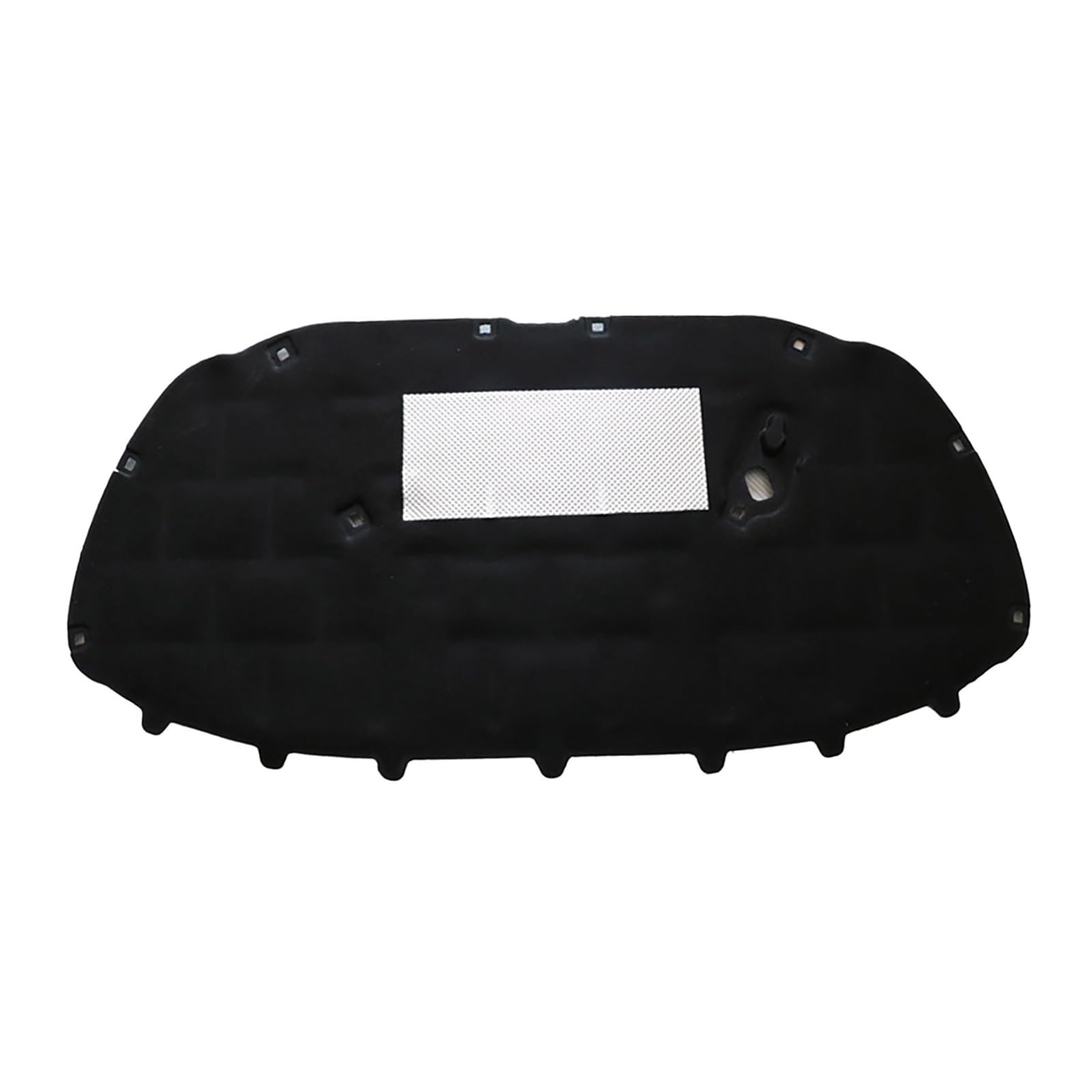 Lycheu Black E Front Hood Engine Firewall Car Front Engine Hood Insulation Pad Heat Sound Cotton Soundproof Mat Cover With Buckle For C-Hr Ax10 Ax50 2018-2022