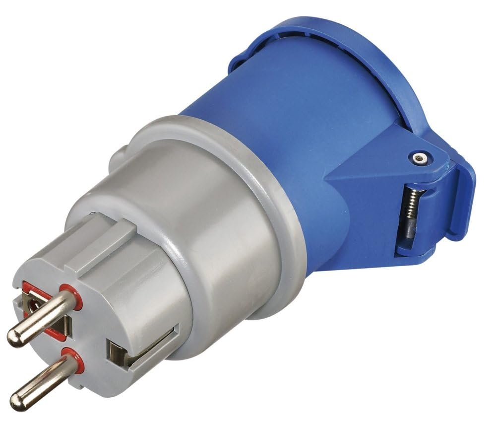 10PZ ADATTATORE INDUSTRIALE SPINA SCHUKO-PRESA 16A 220V FIG.6 NextradeItalia Mod.FERX.MFOOM
