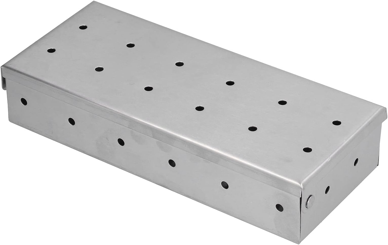 Smoker Box Vent Design High Compatibility Easily Use Practical BBQ Gadgets for Charcoal Gas Grill