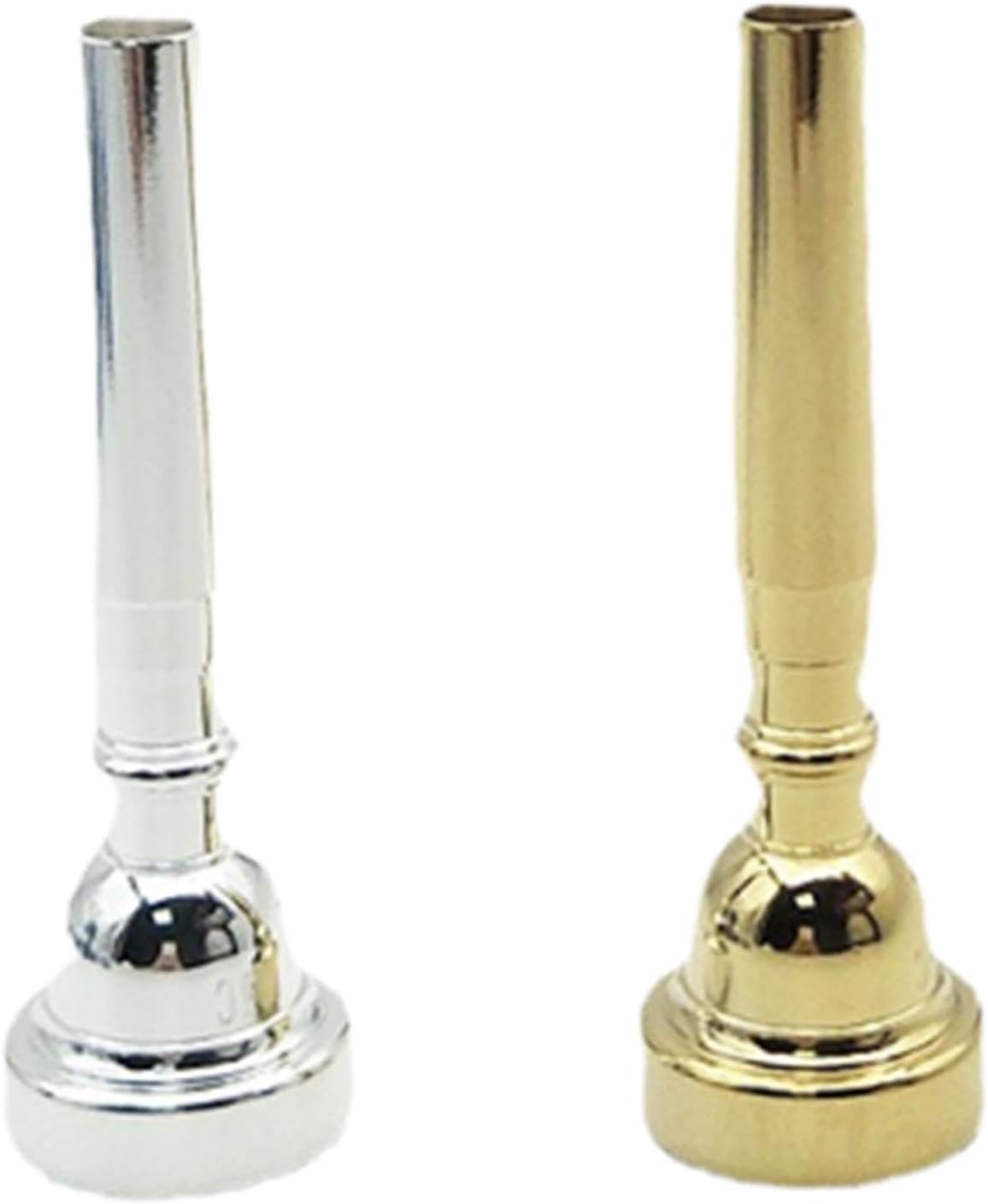 2 Pieces Trumpet Metal Instrument Accessories Acoustic Markings Performance Replacement for Wind Instrument Suitable for