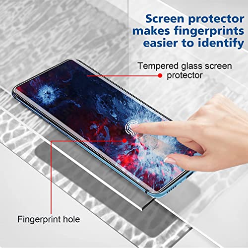 Image of STP FEEL Advanced Black Border Tempered Glass Protector For Oneplus 7 Pro /OnePlus 7T Pro | Full Glue Edge to Edge Screen Protector Guard Protector, Pack of 1