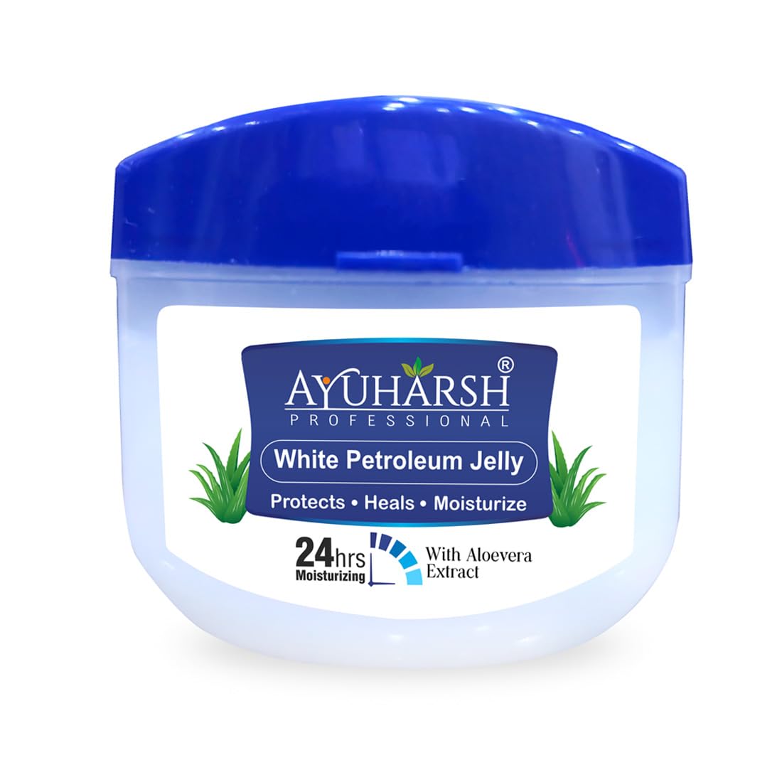 Ayuharsh White Petroleum Jelly Original Moisturize Lips, Dry skin, Cheeks with Aloevera (50 ml)-image-44