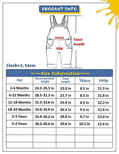 Image of Kidscool Space Baby Toddler Girls Soft Knitted Cotton Denim Cute Cartoon Overalls