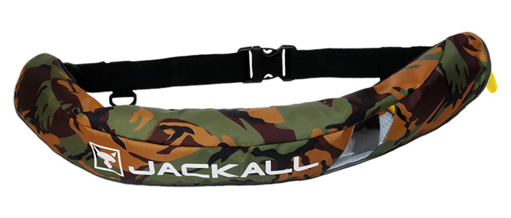 Amazon | JACKALL(ジャッカル) 自動膨張式 ライフジャケット グリーン 
