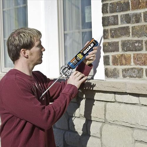 OSI Quad Window, Door and Siding Sealant Clear 000, 10 fl oz, Cartridge (12 Pack)