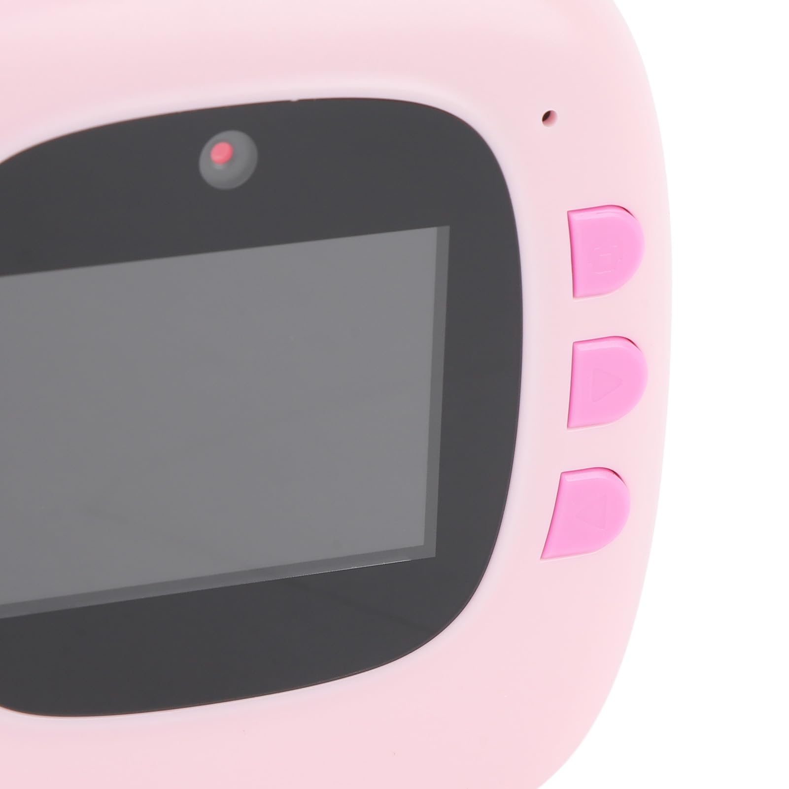 Tbest Cámara de Impresión Instantánea HD Lente Dual Zoom 4X Pantalla de 2 Pulgadas Viaje Compacto con 3 Rollos de Papel Niños Niñas (Pink)