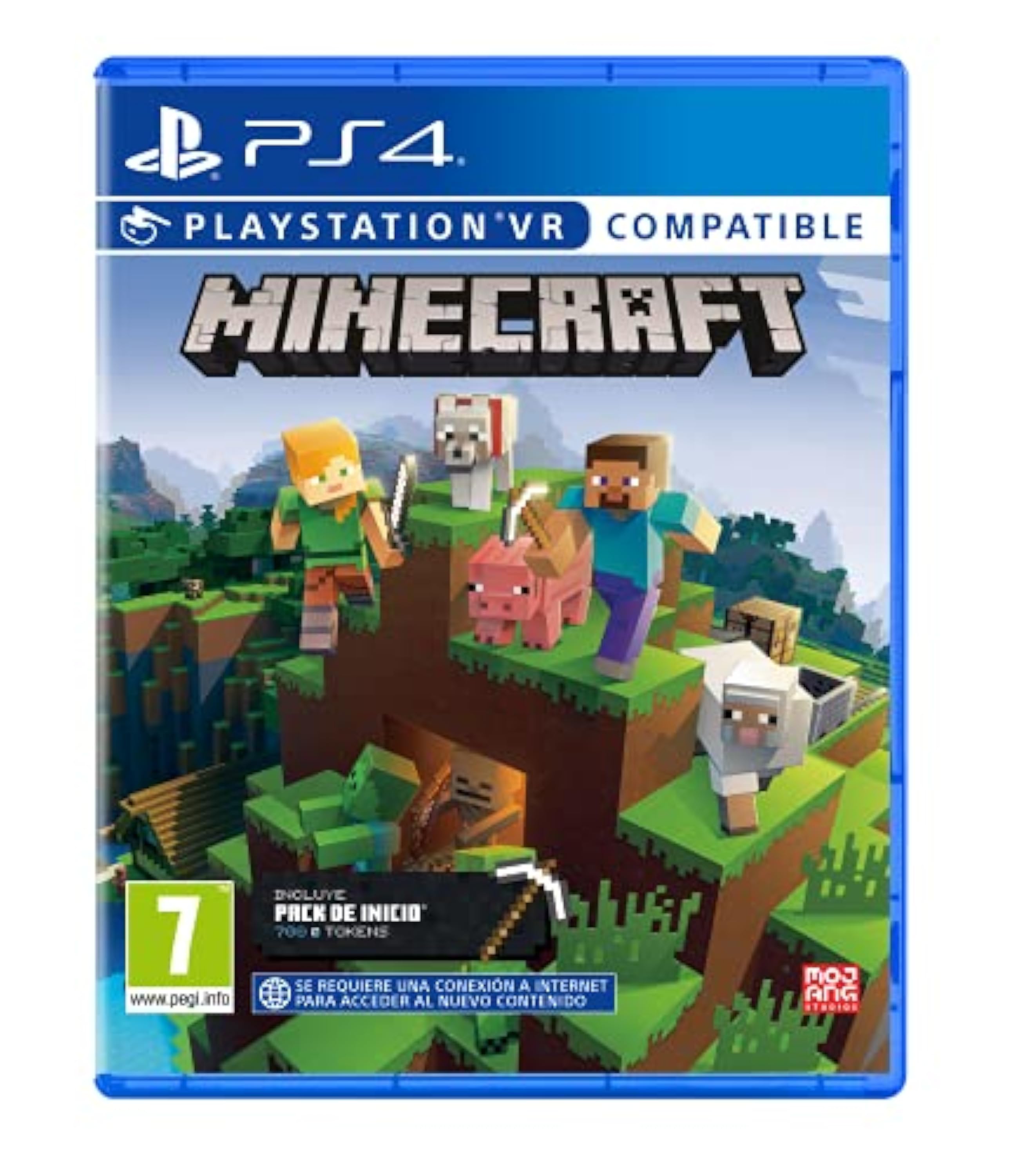 Sony Playstation- Minecraft Starter Col (Compatible VR)-PS4 Does Not Apply No Aplica Videojuegos, Multicolor, One Size (Sony VJGPS4SON21703792)