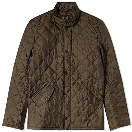 Barbour Men's Flyweight Chelsea Quilted Jacket, Olive, Green, M3