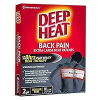 Deep Heat Back Patches, 2 Count
