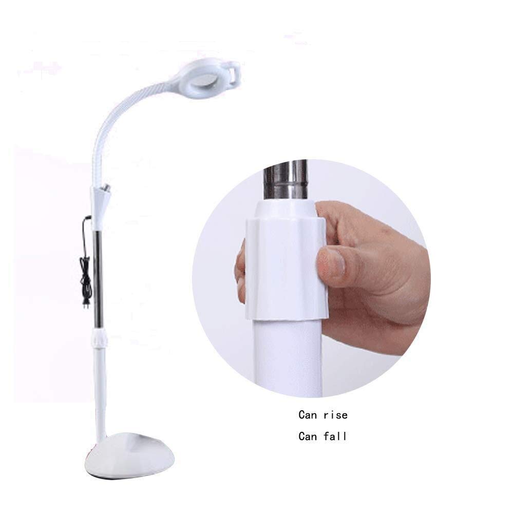 Piantana Lampada da terra CLOSE con rotelle e lente di ingrandimento 3 diottrie | Lampadari on line