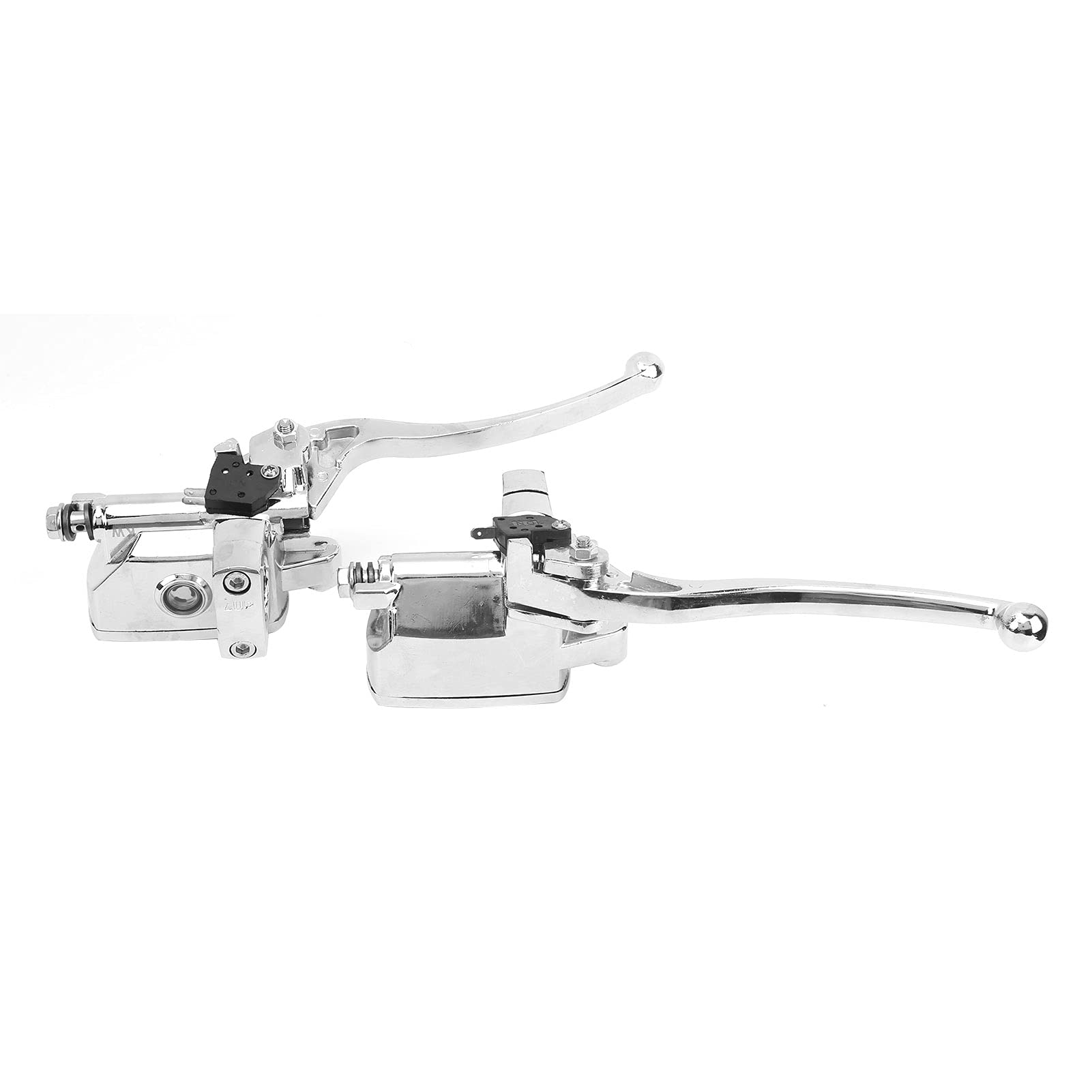 Leviers de frein de moto, 25mm/1in moto guidon frein maître-cylindre levier d'embrayage universel pour 25mm/1in guidon pour modification de moto