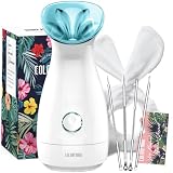 Colorfarm Facial Steamer Nano Ionic: Face Steamer Humidifier Hot Mist Home Sauna Spa - Deep Cleaning Unclogs Pores for Women Men Sinuses Moisturizing