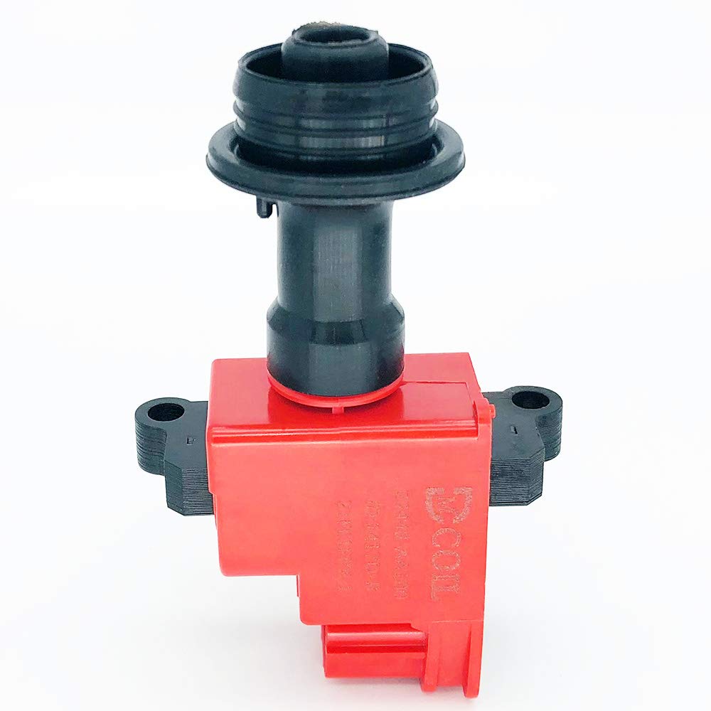 6 bobinas de encendido rojo DMCOIL compatibles con Nissan Skyline GTR Coupe Grolia XI Stagea Cedric Grolia 2.5L 1990-2004 sustituye a OEM 22448-AA100