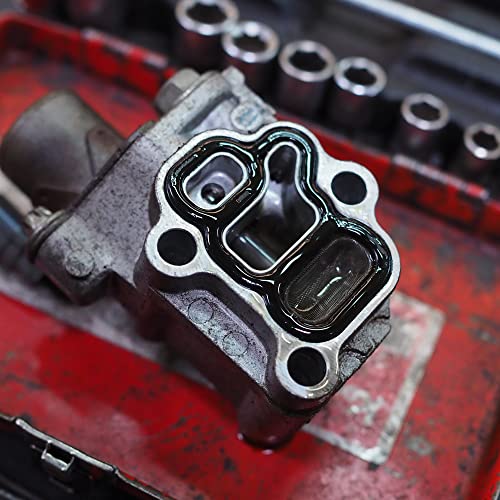 Acropix Power Steering Pump Oil Filter Housing Cooler Seal Gasket Fit For Bmw X1 X3 X5 - Pack Of 2 Black #TOP1