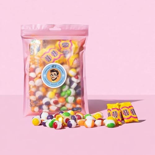 JC’s Freeze Dried Sweets – Crunchy Halal Freeze Dried Candy & Fruit | Sweet & Sour Dry Sweets | Freezy Sweet Bundle | Pink Mix - Image 3