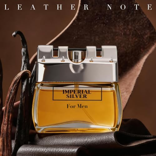 Image of AFLUXE Imperial Sliver Eau de Parfum for Men, Spicy Woody Oud Cologne with Citrus, Pink Pepper & Incense Notes, Long Lasting Masculine Fragrance, 3.4 Fl Oz (100ml)