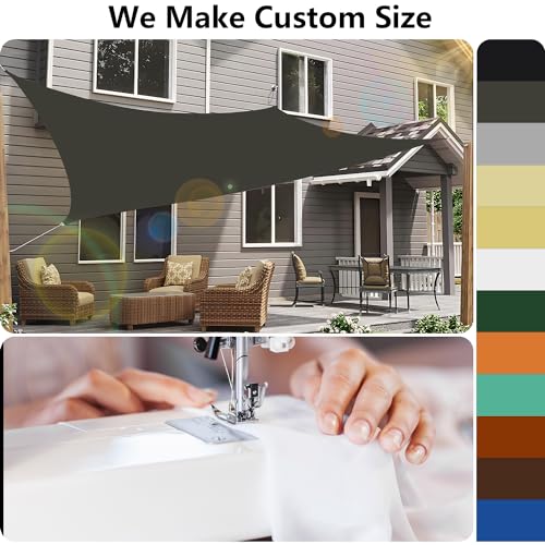 Voile d'ombrage imperméable 3x4x5m avec protection UV 95% pour jardin et balcon - 3