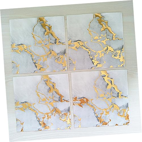 UPKOCH 80 Peças Suprimentos Descartáveis ​​Design Papel De Festa Aniversário Chuveiro Guardanapos To