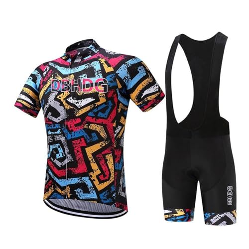 Maillot cyclisme homme respirant KAISUN et son cuissard rembourré 9D