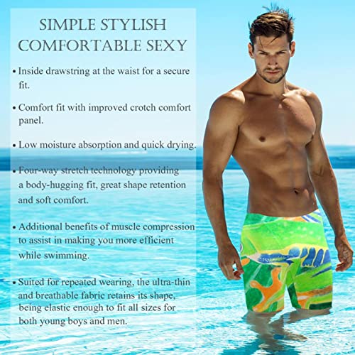 Bañador jammer para hombre con estampado de rana de ojos rojos 3