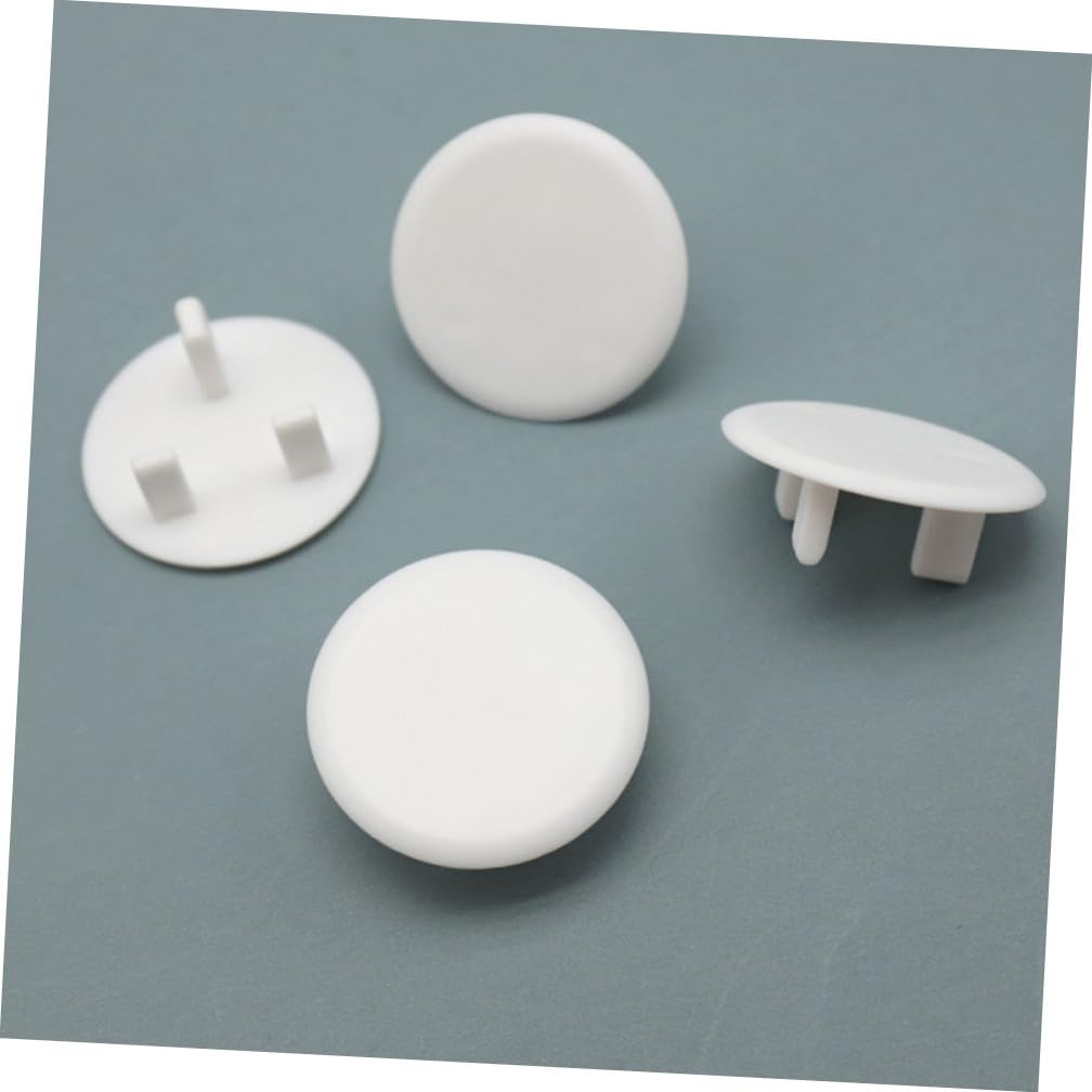 20pcs Socket Covers Electrical Safety Plug Protectors Childproof Secure Outlet Lids for Home Use Preventing Electric Shock