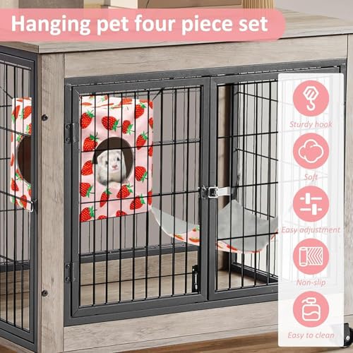 Hamaca para ardillas y chinchillas cómoda para mascotas pequeñas 3