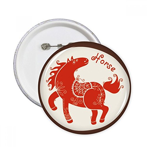 Pins Année de la Chine Cheval pour personnaliser une tenue unicolore trop simple
