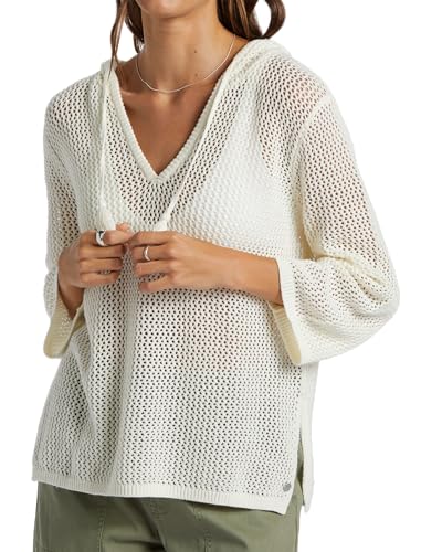 Image of Roxy Women's After Beach Break Hooded Poncho Sweater