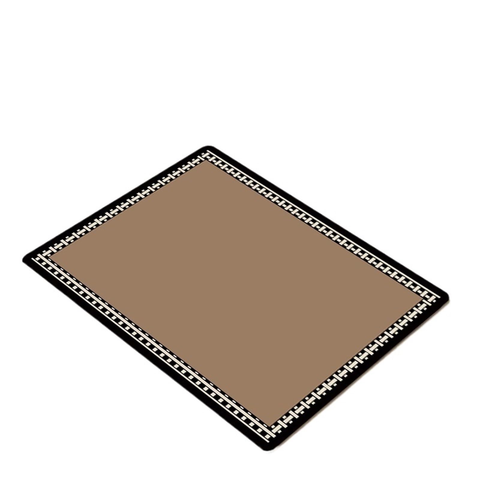 Alfombrilla Para Café Bar Tapete de secado for tazas de café, tapete de drenaje absorbente for cocina, tapete for encimera de cocina, almohadilla de vajilla for Bar y café, 2 uds.(Brown,30x50cm)