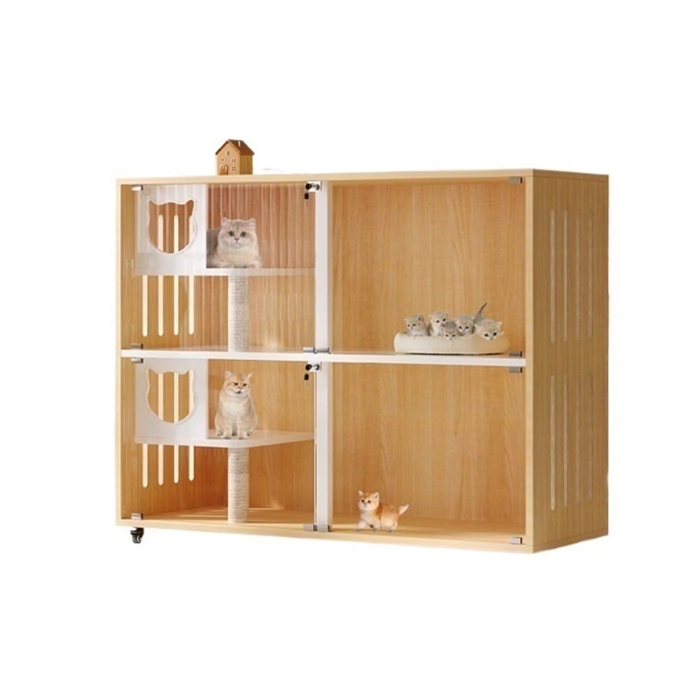 Maison de Chat Villa de Luxe for Chats La Grande Cage panoramique for Chat d'intérieur idéale