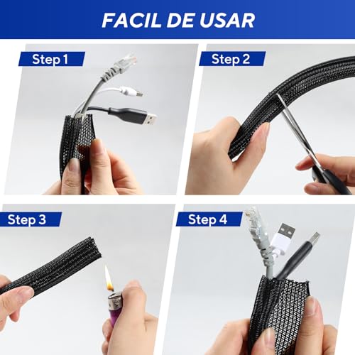 Cubre cables para pared 18 cubre cables pared marca KINGTLE (3)