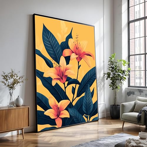 Toile lys orange XINBAO avec cadre intérieur de qualité