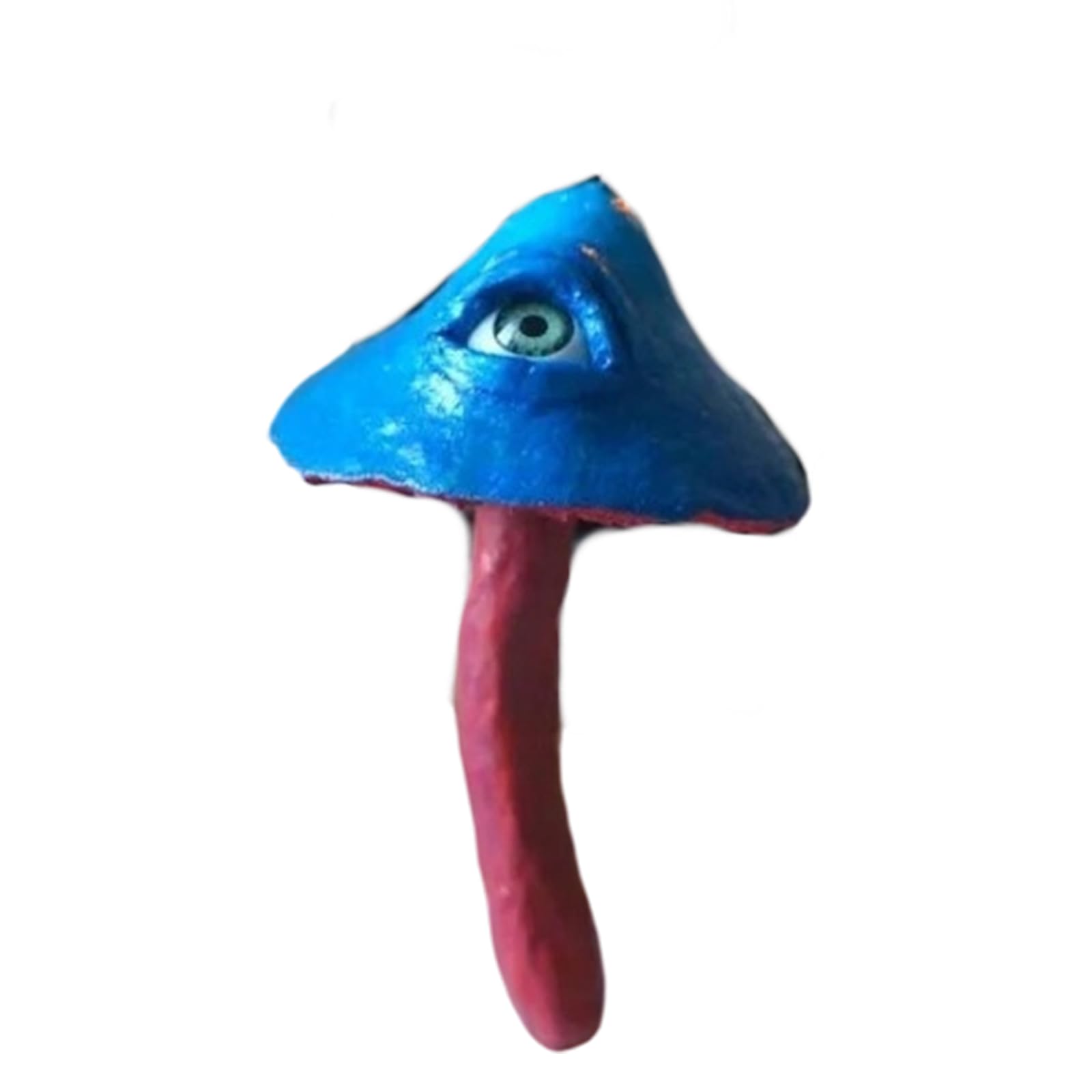 Msioytog Multipurpose Eye Mushroom Desktop Statue Artistic Miniature Showpiece Unique Table Display Item for Various Space Mushroom Figurine