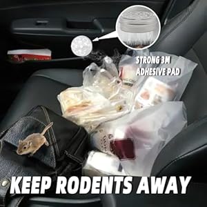 Rodent Repellent for Car Engines, Under Hood Rodent Repellent, Rat Repellent for Car,Peppermint Oil to Repel Mice and Rats, Mouse Repellents Outdoor, Keeps Mice Away, Rat Deterrent Indoor-2P
