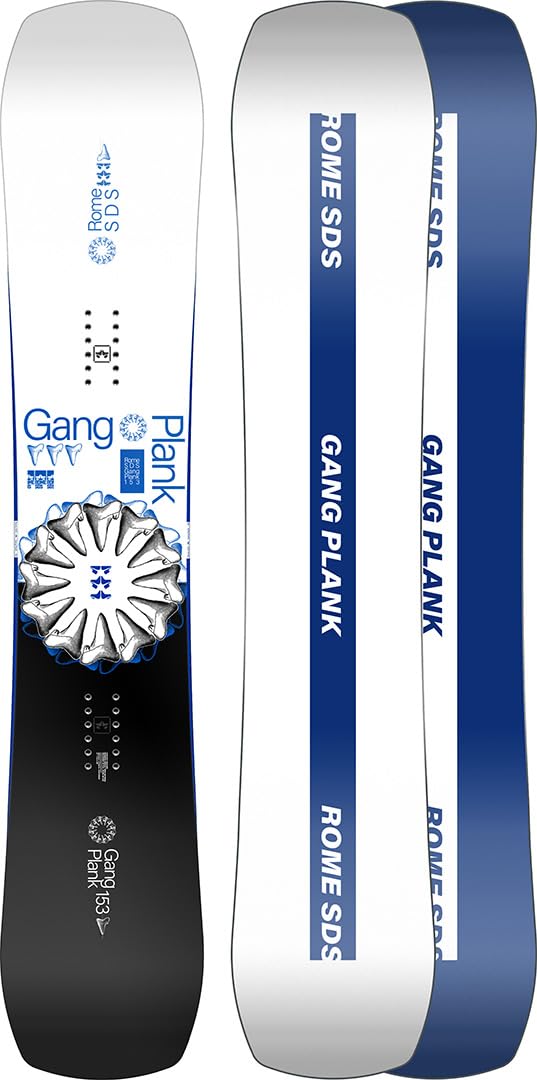 Rome Snowboards Mens Gang Plank Twin Snowboard - 2023/2024 Size 154W