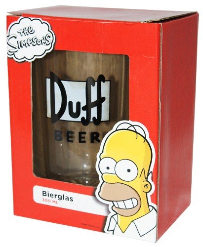 Los Simpson Duff Beer Cerveza Cristal 0,3 litros.