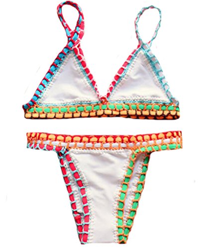 CYYNO Womens Hand-Knitted Upscale Bikini Swimsuit