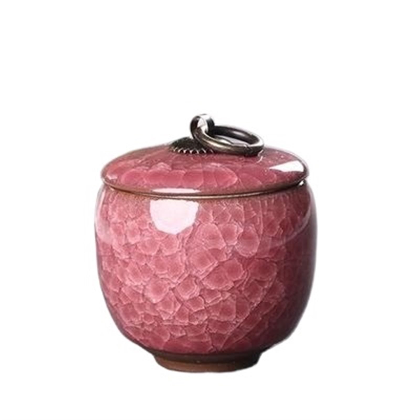AYWTIUN tea storage jars Ceramic Tea Caddies Container Coffee Canister Porcelain Caddy Storage Box(7cm 6cm-04)