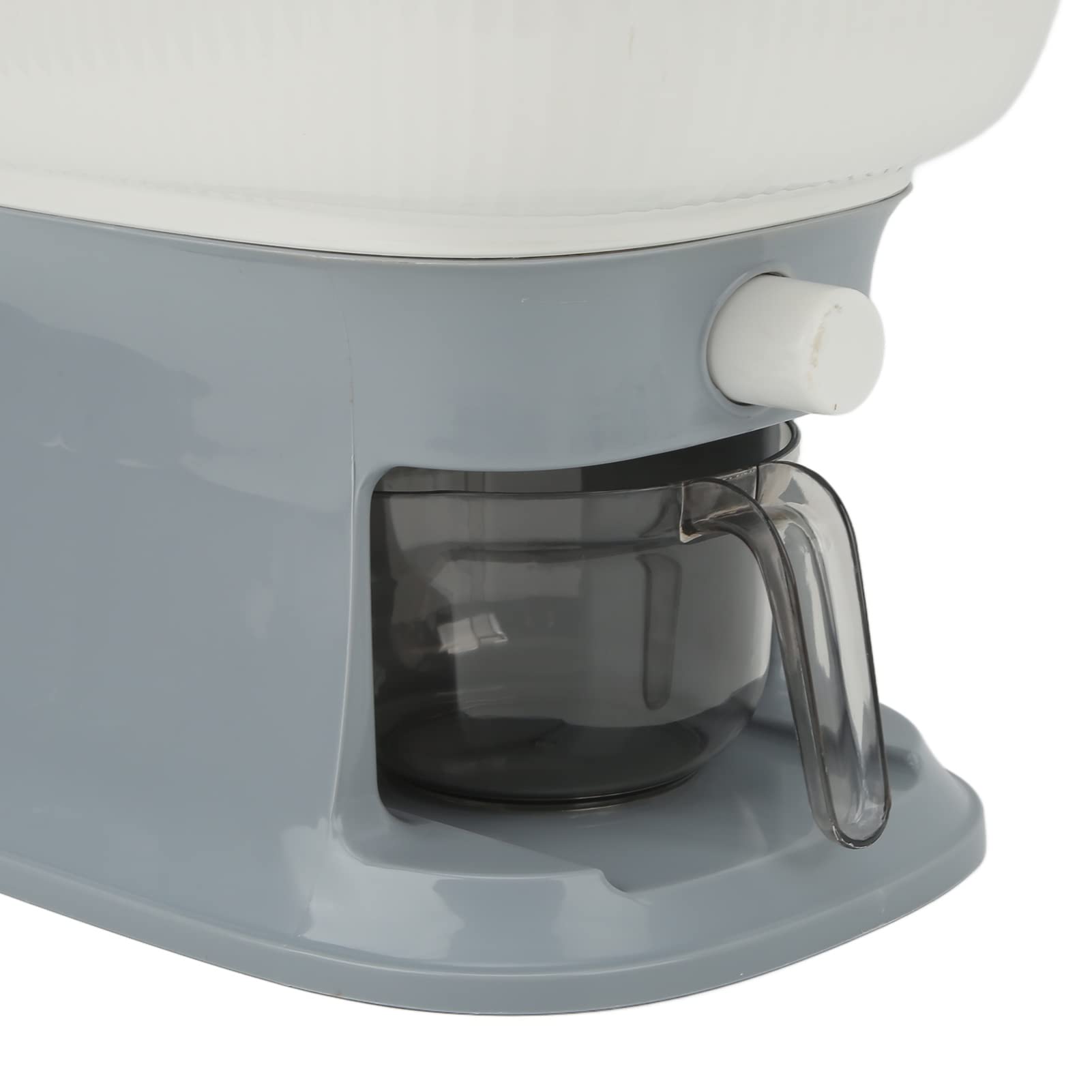 EMUKOEP Distributore Automatico di Riso a Rimbalzo Contenitore di Stoccaggio di Grande capacità per Cereali Integrali con Tazza (Grigio chiaro)