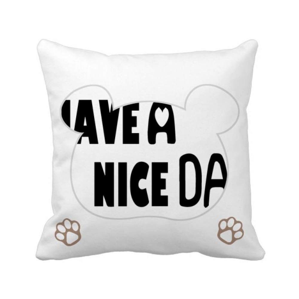 Housse de coussin carrée a message pour un coin lecture cosy et chaleureux