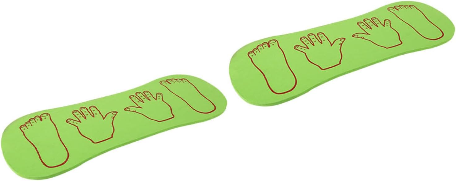 2Pcs EVA Balance Training Boards for Non-slip Hand-foot Coordination Physical Therapy Agility Trainer Lightweight Plaything for Home and Outdoor Exercise