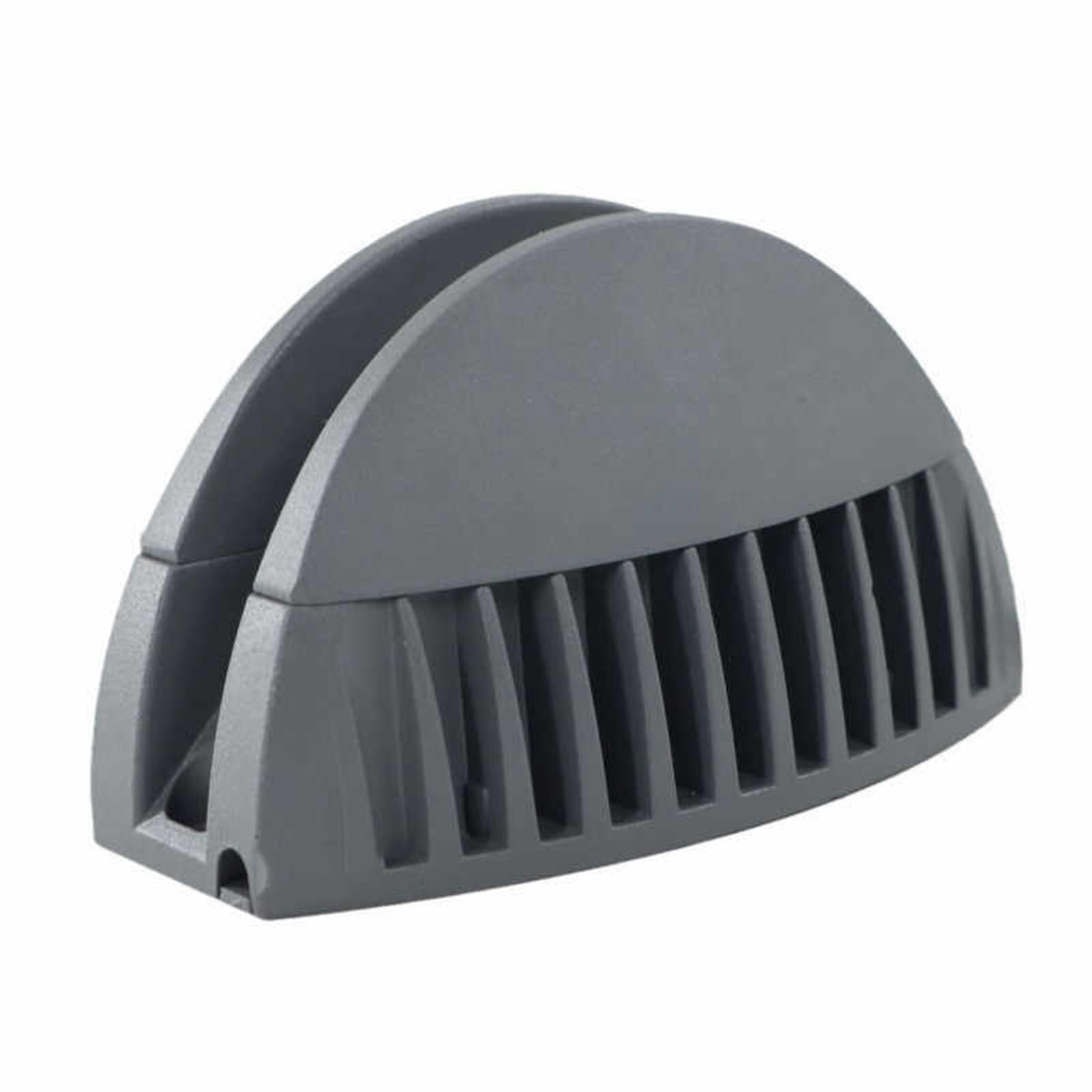 Zewnętrzny parapet LED 10 W, półokrągłe oświetlenie korytarza i chodnika, 270° oświetlenie punktowe, wodoodporny reflektor LED IP65, oświetlenie hotelu rama drzwi (żółty)
