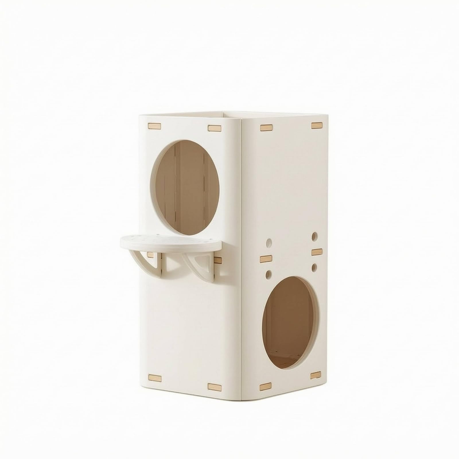 Qianly Rascador Cubo Multinivel Mueble Vertical para Esquinas