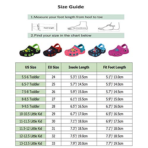 Toddler Little Kids Clogs Slippers Sandals, Non-Slip Girls Boys Clogs Slide Lightweight Garden Shoes Slip-On Beach Pool Shower Slippers (Blue, Numeric_9) #TOP6