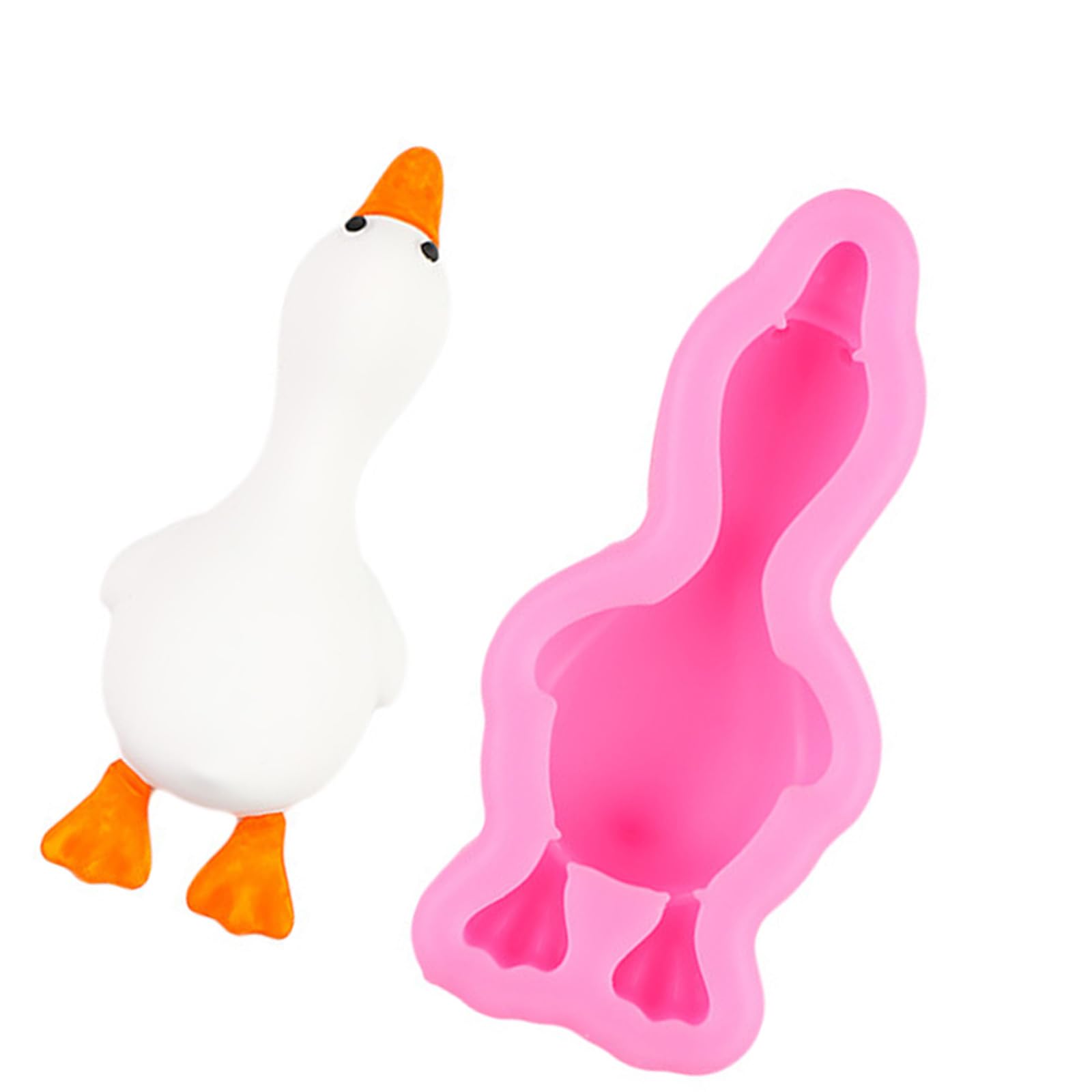 APGLSXY Silicone Mousses Cake Molds Ducks Shape for Release Temperature Resistance for Extreme Cold to Heat Use Oven Safe Molds