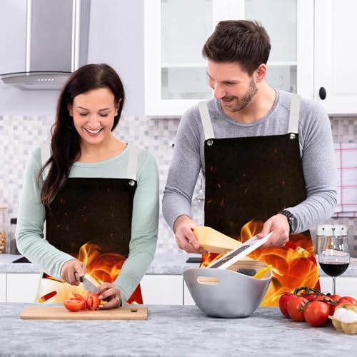 Tablier de cuisine multicolore pour protéger vos vêtements du nettoyage