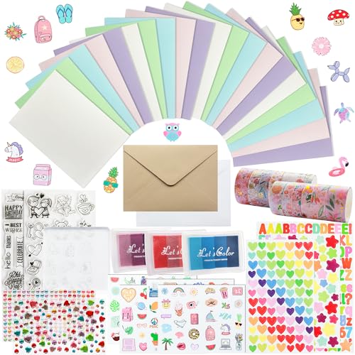 J6&H6 Card Making Kits For Creative people - 30 Blank