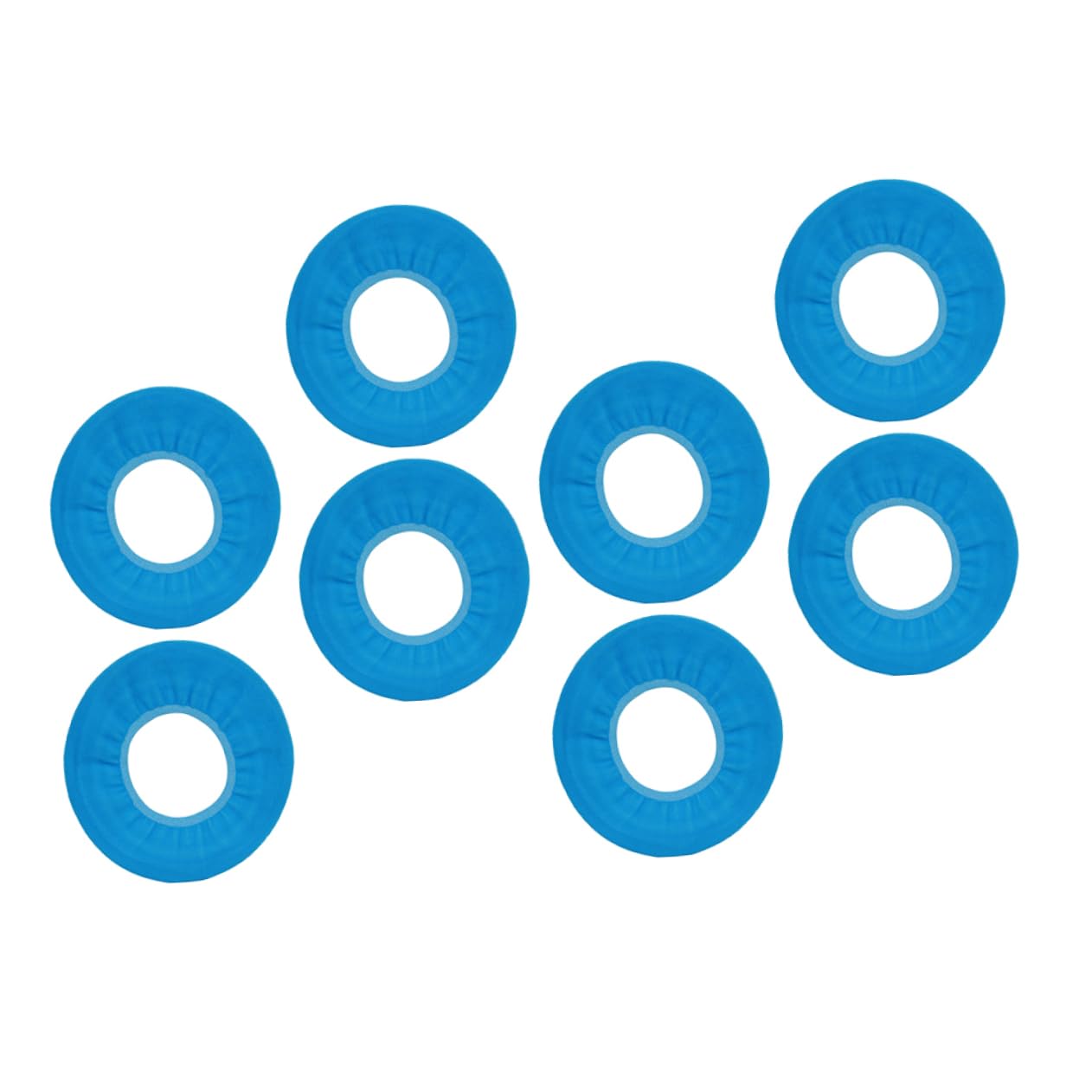 PartyKindom Thickened Toilet Seat Covers 8pcs Disposable Covers for Toilets Comfortable Easy to Store Household Accessories