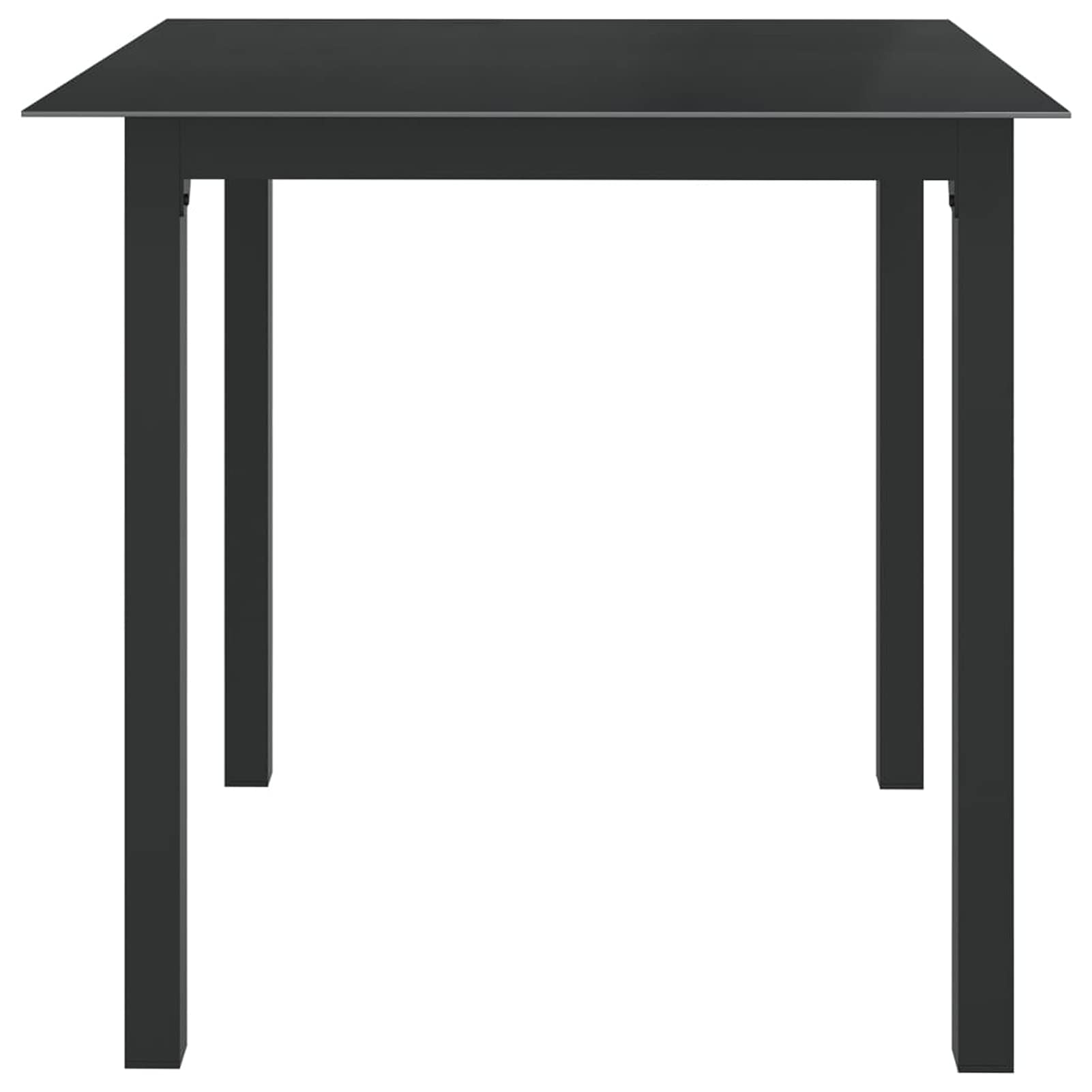 Juego de Comedor de jardín 5 Piezas Conjunto Mesa y sillas Jardin Muebles Jardin Exterior Garden Furniture Set de Comedor de jardín Aluminio Gris Antracita